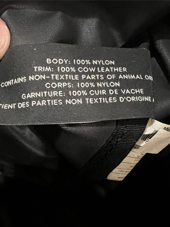 Marc By Marc Jacobs Black Nylon & leather Backpack with Gold Zippers main image 9